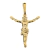 Pingente Jesus Cristo Crucificado em Relevo 2,8x2,5cm - Banhado a Ouro 18K na internet