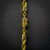 Corrente Cordão Baiano Diamantado Fecho Canhão 8mm 60cm ou 70cm - Banhado a Ouro 18K na internet