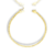 Imagem do Pulseira Cadeado Duplo Fecho Gaveta 3mm 20cm - Banhado a Ouro 18K