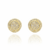Brinco Circular Cravejado com 40 Pedras de Zircônia - Banhado a Ouro 18K - comprar online