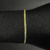 Imagem do Pulseira Grumet Dupla Fecho Gaveta 3mm 20cm - Banhado a Ouro 18K