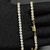 Imagem do Corrente Riviera Branca Cravejado com Pedras de Zircônia Fecho Canhão 4mm 60cm - Banhado a Ouro 18K