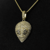 Pingente Alien UFO OVNI Cravejado com Pedras de Zircônia 2,5x2,2cm - Banhado a Ouro 18K - comprar online