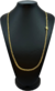 Corrente Lacraia Fecho Trava Dupla 5mm 60cm ou 70cm - Banhado a Ouro 18K - Haaz Joias e Semijoias