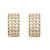 Brinco Argola Vazado Cravejado com 24 Pedras de Zircônia - Banhado a Ouro 18K - comprar online
