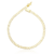 Pulseira Grumet Fecho Gaveta 4mm 20cm - Banhado a Ouro 18K - Haaz Joias e Semijoias