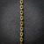 Corrente Cadeado Fecho Canhão 3mm 60cm ou 70cm - Banhado a Ouro 18K - comprar online