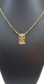 Escapulário Elo Tijolinho Jesus 3mm 70cm - Banhado a Ouro 18K - comprar online