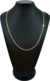 Corrente Piastrine Fecho Gaveta 3mm 60cm ou 70cm - Banhado a Ouro 18K - Haaz Joias e Semijoias