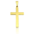 Pingente Crucifixo Chapado Pequeno 2x1,5cm - Banhado a Ouro 18K