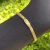 Imagem do Pulseira Cadeado Duplo Fecho Gaveta 5mm 20cm - Banhado a Ouro 18K