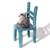 Gato sobre silla en internet