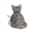 Gato con ojota en internet