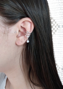 Piercing Fake Prata Ponto de luz 3 Fios - comprar online