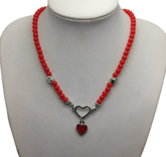 Collar Chocker Pelota Corazón - Accesorios de Moda Aramel