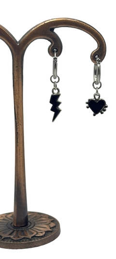Aro Argolla Acero con Dijes - comprar online