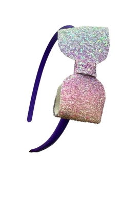 Vincha Moño Glitter Personajes x 3 unidades - comprar online