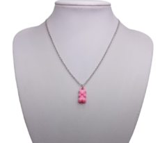 Imagen de Collar Cadena con Oso de Colores