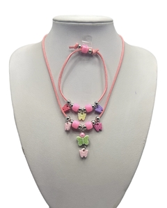 Conjunto de Gamuza con Mariposas - comprar online