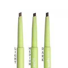 LAPIS RETRATIL + GEL FIXADOR PARA SOBRANCELHAS MELU
