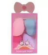 KIT 4 MINI ESPONJAS POWDER PUFF
