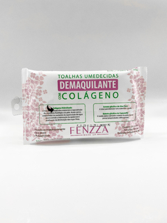 lenço umedecido demaquilante com colágeno fenzza