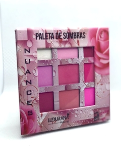 PALETA DE SOMBRAS NUANCES ROSA LUDURANA