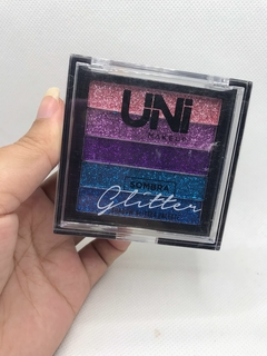 PALETA DE GLITTER UNI MAKEUP na internet