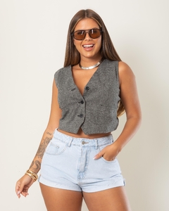 Short praiano corte barra a fio