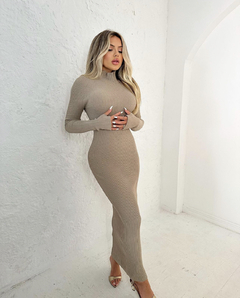 VESTIDO GOLA TRICO MODAL - comprar online
