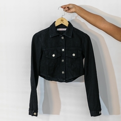 JAQUETA JEANS PRETA