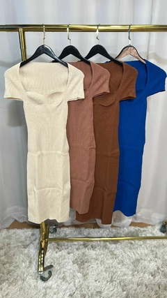 VESTIDO CONCHA MIDI TRICO MODAL na internet