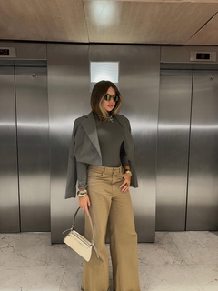 CALÇA JEANS MARROM - CRISMEL