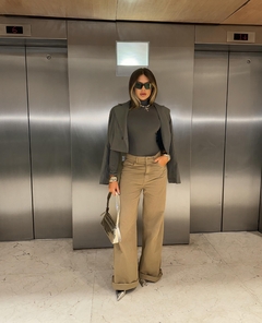 CALÇA JEANS MARROM