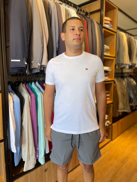 SHORT PRAIA COLOR CINZA TACTEL - DOM LEANDRO