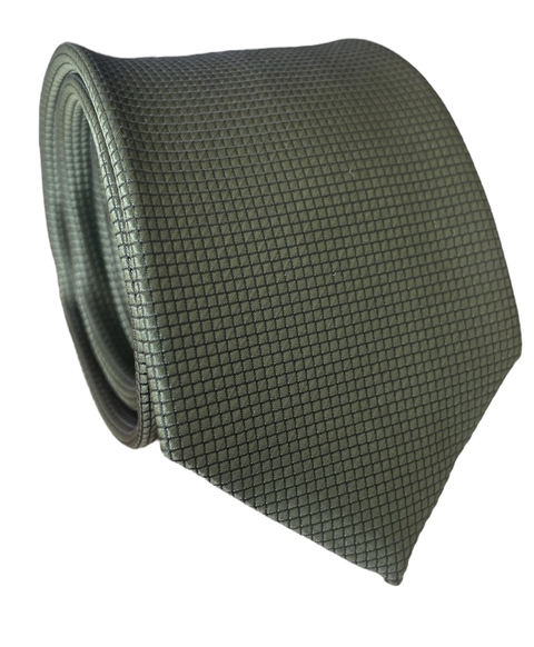 GRAVATA SEMI SLIM VERDE MUSGO - 7cm