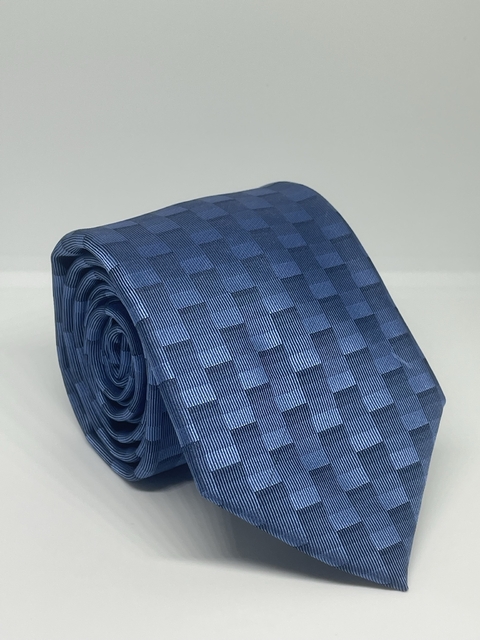 GRAVATA ITALIANA AZUL CLARO 3D CUBES