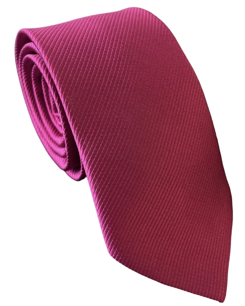 GRAVATA SLIM ROSA ESCURO - 6cm