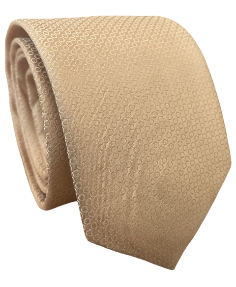 GRAVATA SLIM GOLD - 6cm