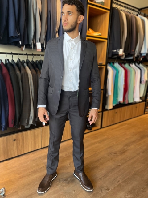 COSTUME TÓQUIO LINHA CLÁSSICA CHUMBO MARÍTIMO - DOM LEANDRO