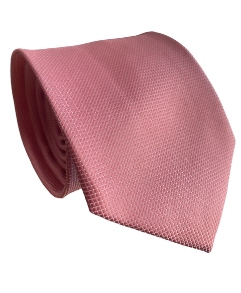 GRAVATA SLIM ROSA CORAL - 7cm