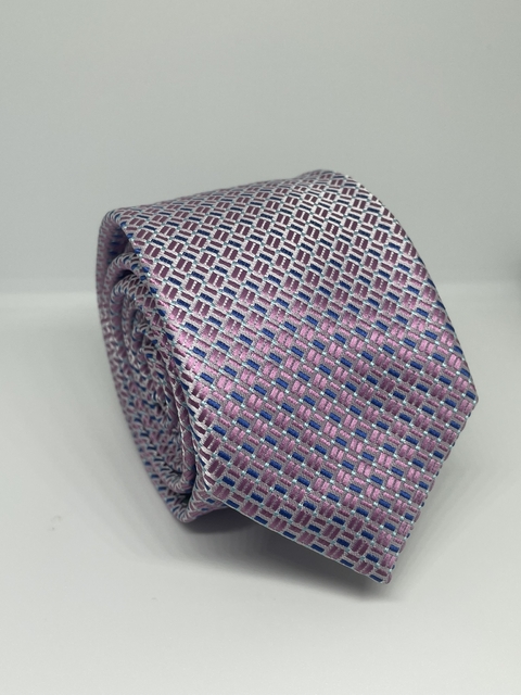 GRAVATA ITALIANA PINK AND BLUE