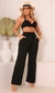 Calça- saída de praia - preta - comprar online
