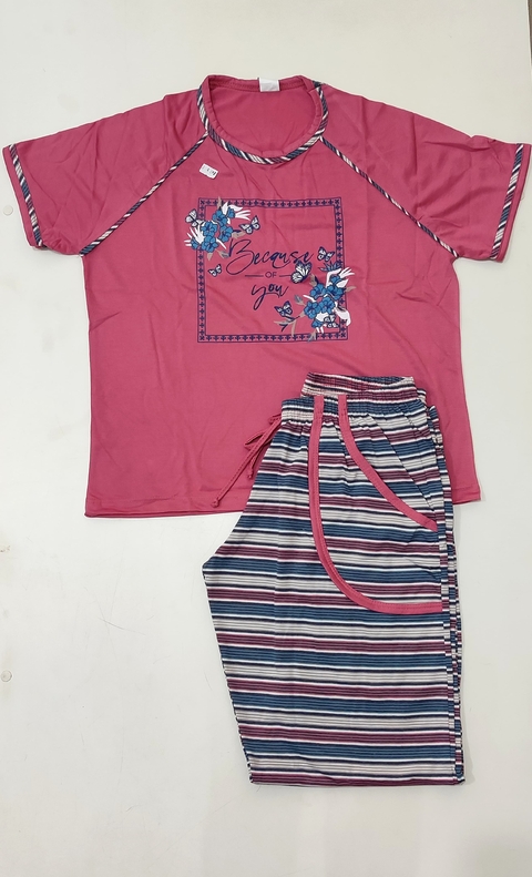 Calça e manga curta- You- P e GG