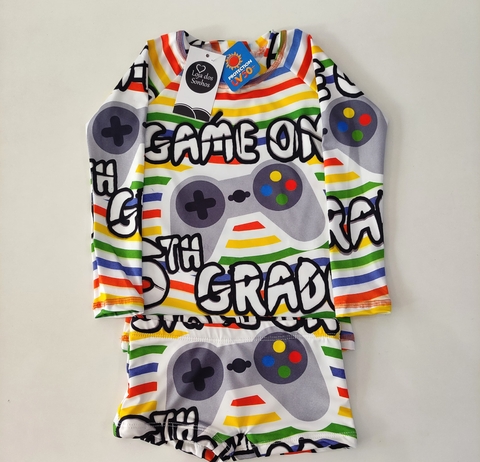 Conjunto UV50+/ G (5 e 6 anos) - Menino