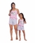 Pijama feminino infantil- o amor está no lar- 100% algodão