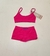 Conjunto Boxer Infantil -Jacquard -Folhagem Pink - comprar online