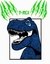 Pijama Brilha no Escuro - Dino - comprar online