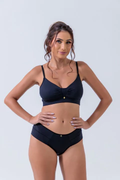 REF 1874 CONJUNTO EM MICROFIBRA COM BOJO REMOVÍVEL E CALCINHA TANGA - comprar online