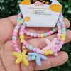 Pulseira Poney/Estrela fundo do mar